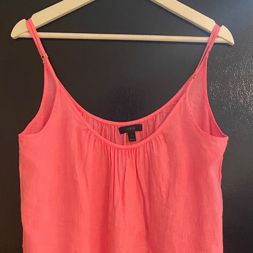JCrew Linen Slip Dress